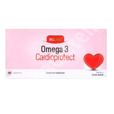 Omega 3 Cardioprotect Bioland, 60 capsule, Biofarm