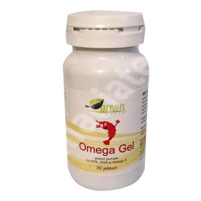 Omega gel, 30 jeleuri, Green Health Activ