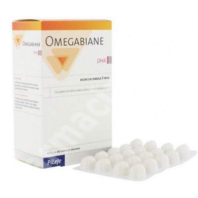 Omegabiane DHA, 80 capsule, Pileje