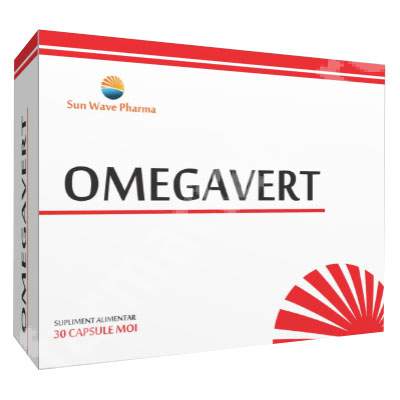 Omegavert, 30 capsule, Sun Wave Pharma