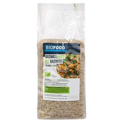 Orez basmati bob intreg Biofood Eco, 1000 g, Damhert