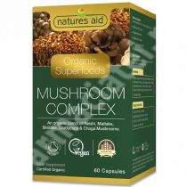 Organic Mushroom Complex, 60 capsule, Natures Aid