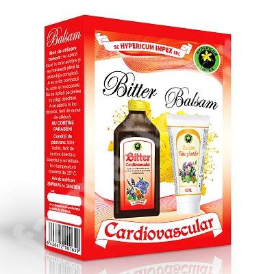 Pachet Bitter Cardio, 200 ml + Balsam Taina Plantelor, 50 ml, Hyperiucm