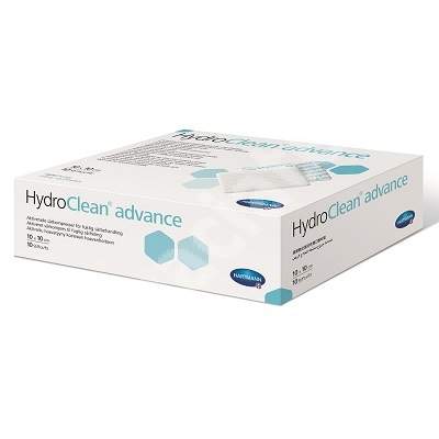 Pansament activat pentru terapia umeda HydroClean Advance, 10 x 10 cm (609772), 10 bucati, Hartmann