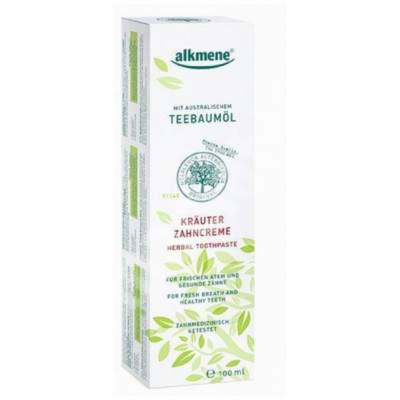 Pasta de dinti cu ulei de arbore de ceai Herbal, 100 ml, Alkmene