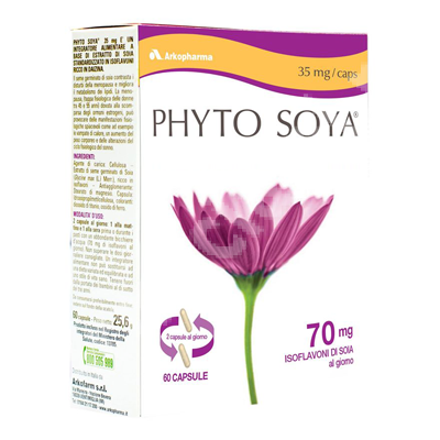 Phyto Soya Double Potency 35 mg, 60 capsule, Arkopharma