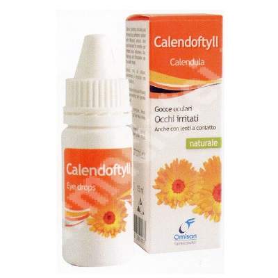 Picaturi cu galbenele pentru ochi iritati, CalendOftyll, 15 ml, Omisan Farmaceutici
