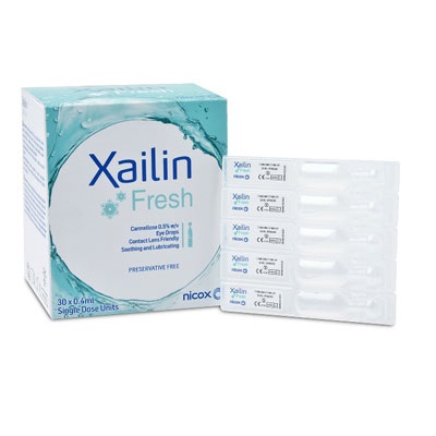 Picaturi Xailin Fresh 0.4 ml, 30 monodoze, Medicom Healthcare