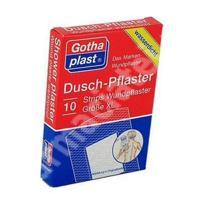 Plasturi pentru dus, 10 bucati, Gotha Plast 