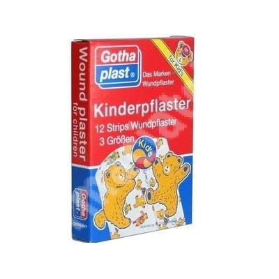 Plasturi pentru copii, 12 bucati, Gotha Plast 