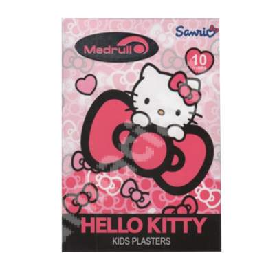 Plasturi pentru copii Hello Kitty, 10 bucati, Medrull