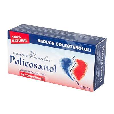 Policosanol 50mg, 60 comprimate, Remedia