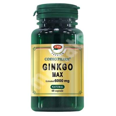 Ginkgo Max Extract Premium, 60 capsule, Cosmopharm
