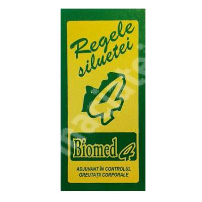 Biomed 4 Preparat natural pentru Slabit, ml (Adjuvante in cura de slabire) - complexmedical-venetia.ro