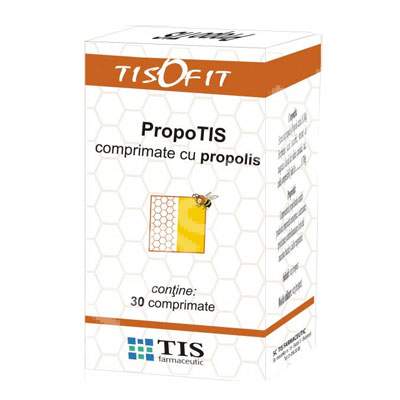 Propotis comprimate cu Propolis, 30 comprimate, Tis Farmaceutic