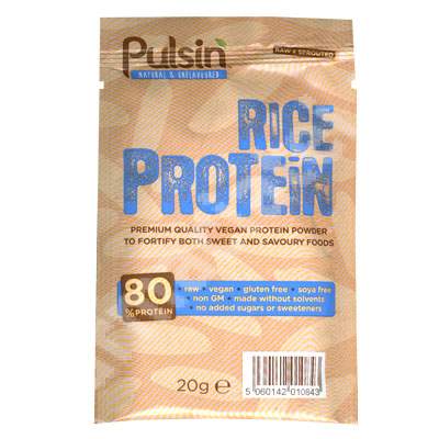 Pudra proteica din orez incoltit, 20 g, Pulsin