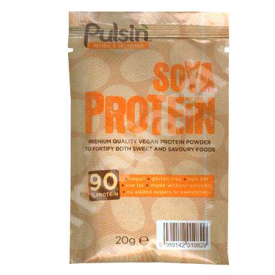 Pudra proteica izolata din soia, 20 g, Pulsin