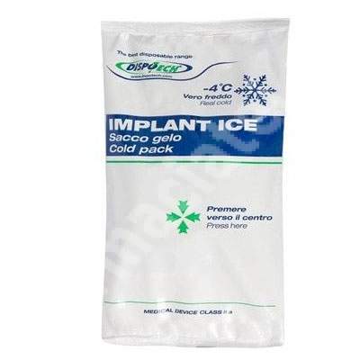 Punga gel gheata instant Dispo Implant Ice, 14 x 24, Chris Pharma Blue