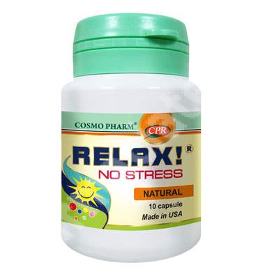 Relax No stress, 10 capsule, Cosmopharm