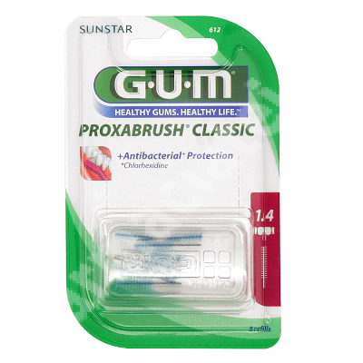 Rezerve Gum Proxabrush Classic 1.4, 8 bucati, Sunstar Gum