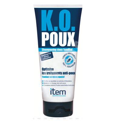 Sampon bland familial anti-paduchi K.O. Poux, 200 ml, Item Dermatologie