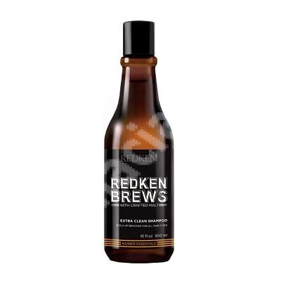 Sampon pentru par cu tendinta de ingrasare Redken Brews for Men, 300 ml, Redken