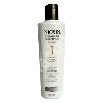 Sampon pentru par natural cu structura fina System 1, 300 ml, Nioxin