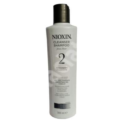 Sampon pentru par natural cu structura fina System 2, 300 ml, Nioxin