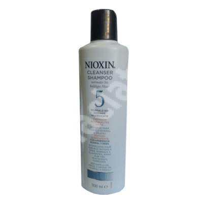 Sampon pentru par normal/aspru tratat chimic System 5, 300 ml, Nioxin