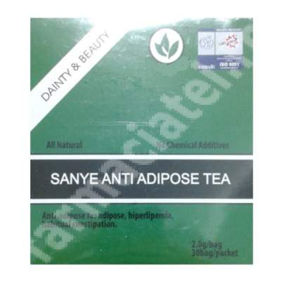 Sanye ceai antiadipos, 30 plicuri, China