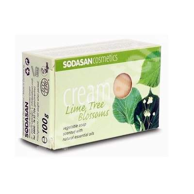 Sapun bio Cream Tei, 100 g, Sodasan Cosmetics