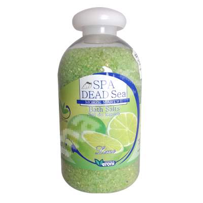 Sare de baie cu lamaie verde Spa, 600 g, Emi Cosmetics