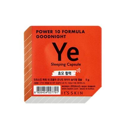 Ser de noapte pentru fata YE Power 10 Formula Goodnight, 5 g, Its Skin