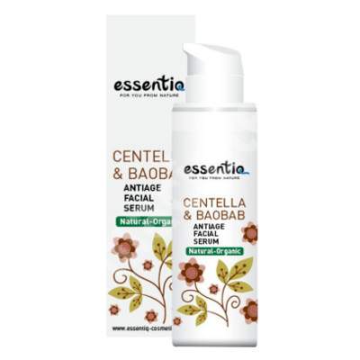 Ser facial anti-imbatranire Centella & Baobab, 30 ml, Essentiq
