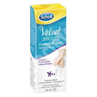 Ser intens hidratant pentru picioare Velvet Smooth, 30 ml, Scholl
