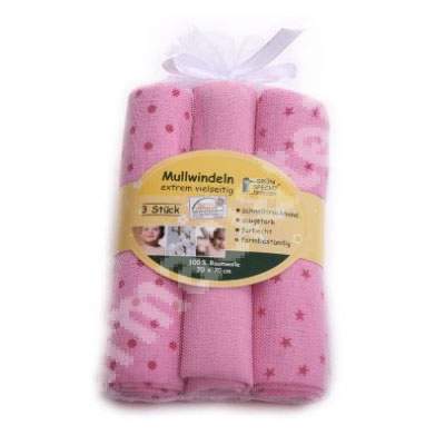 Servetele din bumbac roz, 70x70 cm, 3 bucati, 167-V1, Grunspecht
