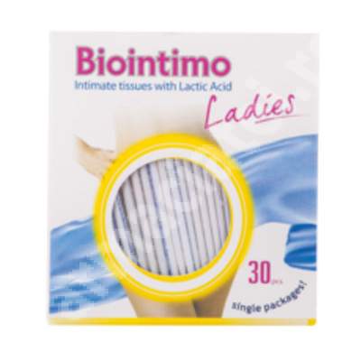 Servetele intime Biointimo Ladies, 30 bucati, Denticare-Gate Kft