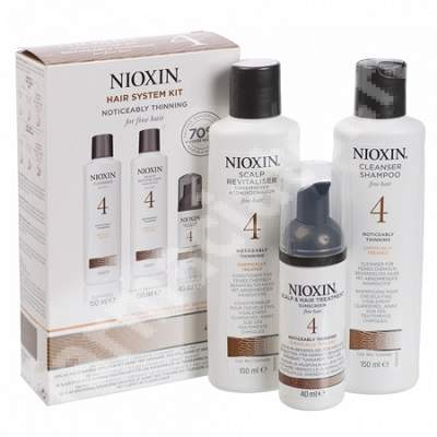 Set pentru par subtire tratat chimic System 4, Nioxin