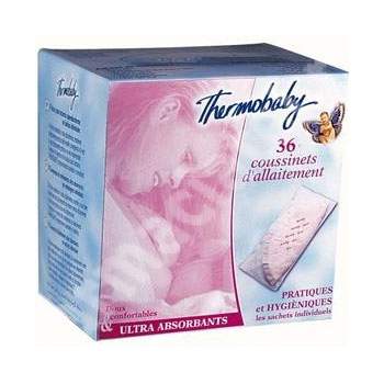 THERMOBABY 36 Assorbenti Allattamento Monouso Bianchi - Coppe Igieniche E Morbide In Cotone Per Mamma
