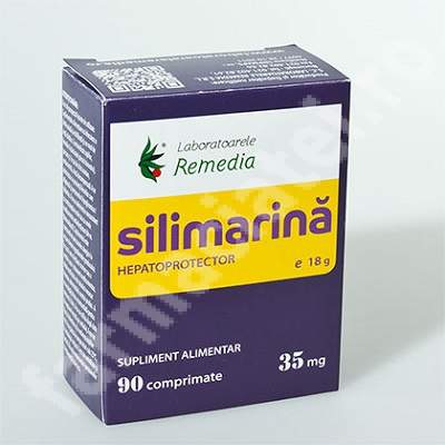 Silimarina, 35 mg, 90 comprimate, Remedia