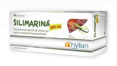 Silimarina, 40 comprimate, Hyllan