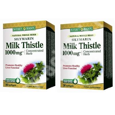 Silymarin Milk Thistle, 1000 mg, 60 + 30 capsule, Nature's Bounty