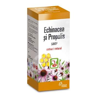 Sirop de Echinaceea si Propolis, 100 ml, Omega Pharma