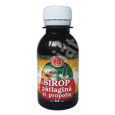 Sirop de Patlagina si Propolis, 100 ml, Manicos