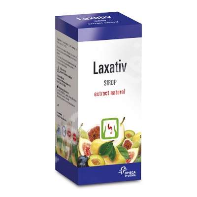Sirop Laxativ din Fructe, 100 ml, Omega Pharma