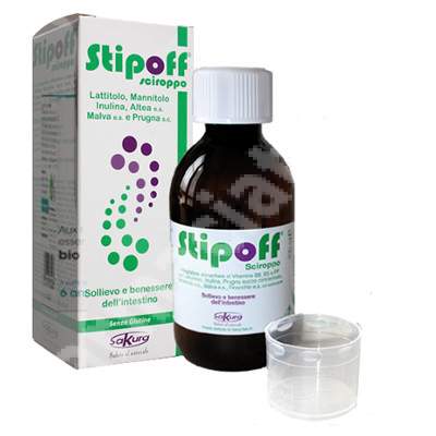 Sirop pentru tranzitul intestinal Stipoff, 200 ml, Sakura