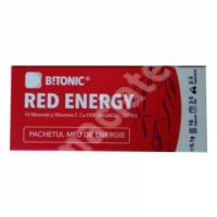 Complex exclusiv 9 minerale + Vitamina C Red Energy Bitonic, 10 capsule, Lifecare