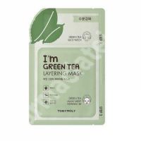 Masca in 2 pasi pentru calmare cu ceai verde, 23 g, TONYMOLY