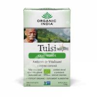 Tulsi - Ceai Verde, 18 plicuri, Organic India