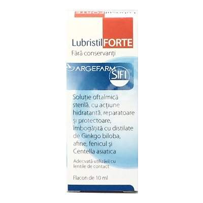 Soluție oftalmică - Lubristil Forte, 10 ml, Sifi